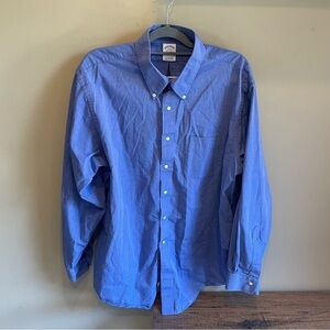 Brooks Brothers Men's Supima Cotton Long Sleeve Button-up shirt 18/36
